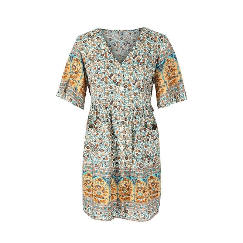 Bloom Dress™ | Casual Boho Mini Dress