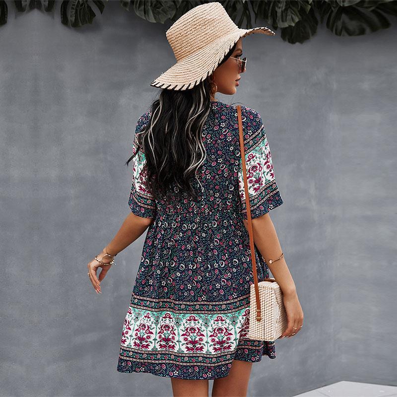Bloom Dress™ | Casual Boho Mini Dress
