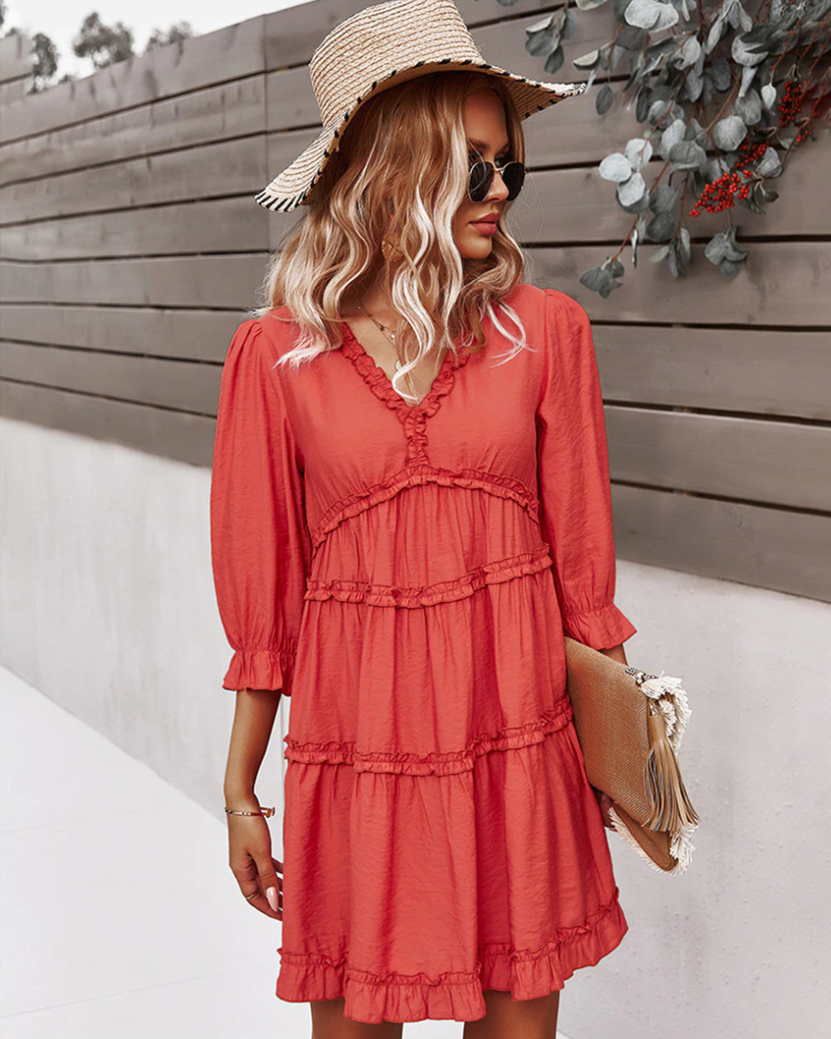 Ruffle Dress™ - The cutest summer dress ever!