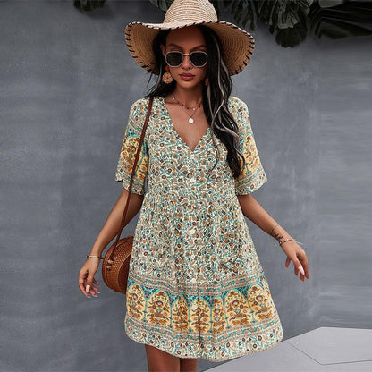 Bloom Dress™ | Casual Boho Mini Dress