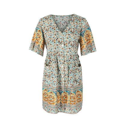 Bloom Dress™ | Casual Boho Mini Dress