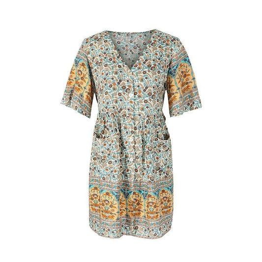 Bloom Dress™ | Casual Boho Mini Dress