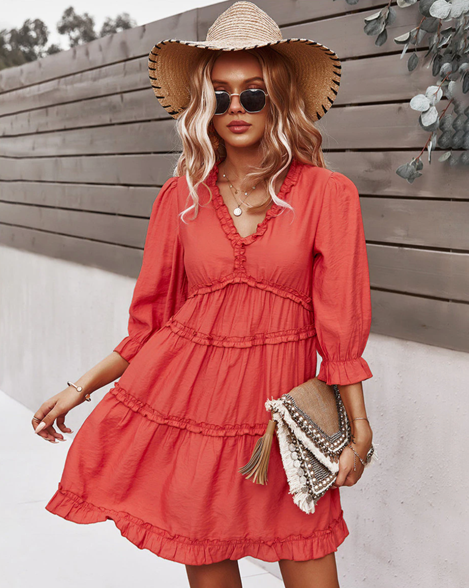Ruffle Dress™ - The cutest summer dress ever!